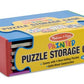Melissa & Doug Puzzle Storage Case PrePack with 4 Puzzles