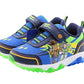 Disney Pixar Toy Story Boy's Lighted Athletic Sneaker, Navy/Blue/Green (Toddler/Little Kid)