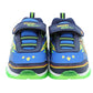 Disney Pixar Toy Story Boy's Lighted Athletic Sneaker, Navy/Blue/Green (Toddler/Little Kid)
