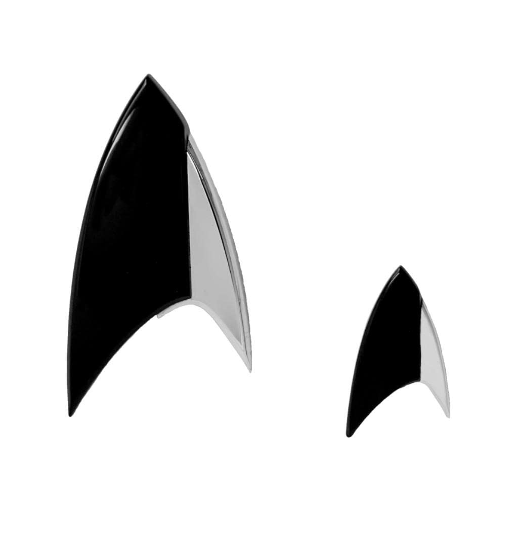 QMx Star Trek Discovery Black Badge & Pin Set