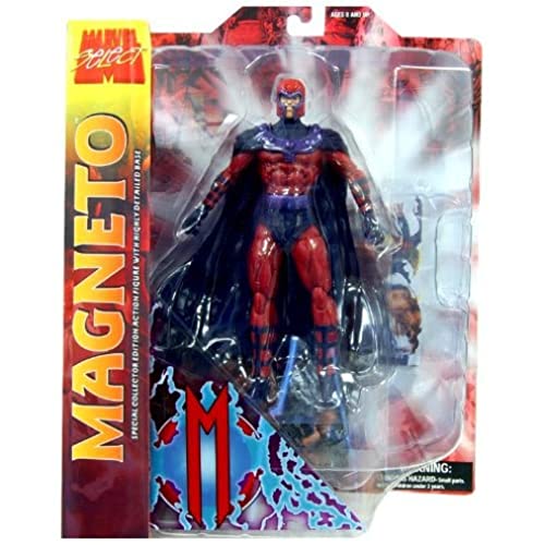 Diamond Select Toys Marvel Select: Magneto Action Figure,7 inches