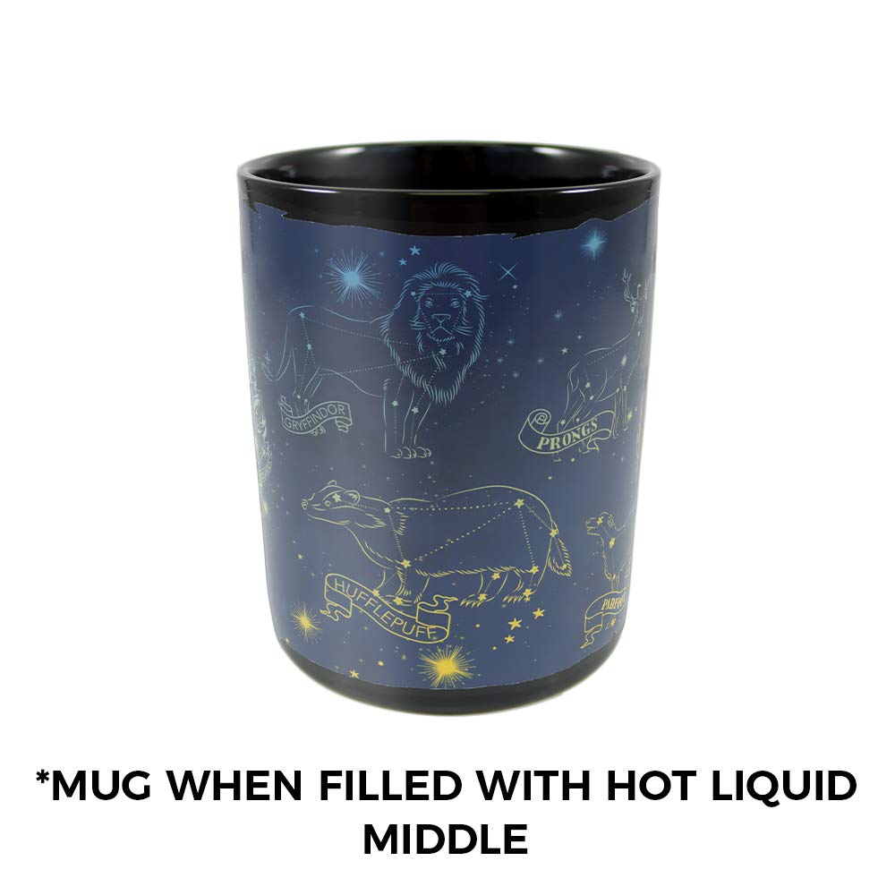 Harry Potter – Morphing Mugs Heat Sensitive Clue Mug – Full image revealed when HOT liquid is added - 16oz Large Drinkware