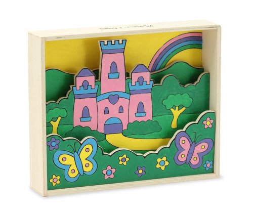 Melissa & Doug Princess Castle - Paint By Numbers