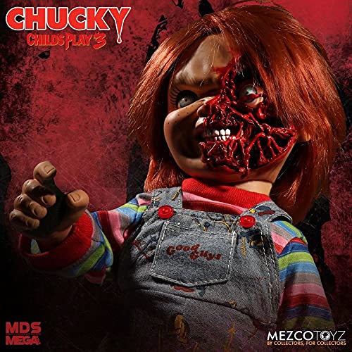 Mezco Child's Play 3: Chucky Talking Doll Pizza Face Version