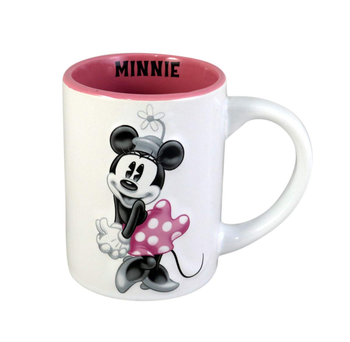 Disney Minnie Mouse 3d Tonal Relief 14oz. Ceramic Mug