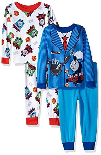 Thomas The Train Baby Boys' 4-Piece Cotton Pajama Set