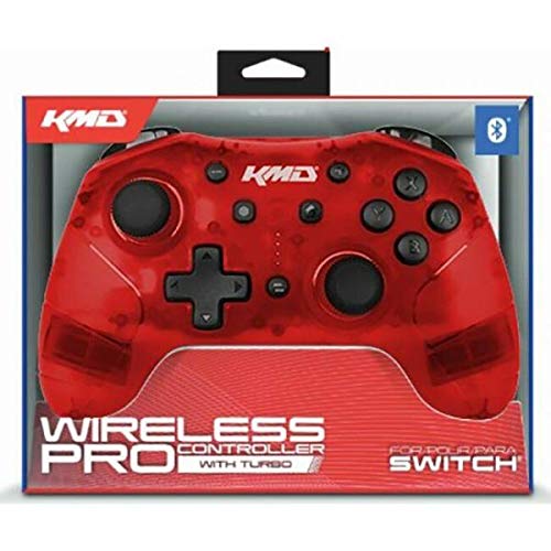 KMD Official Wireless Pro Controller for Nintendo Switch - Official Bluetooth Licensed - Built in Turbo & Other Features