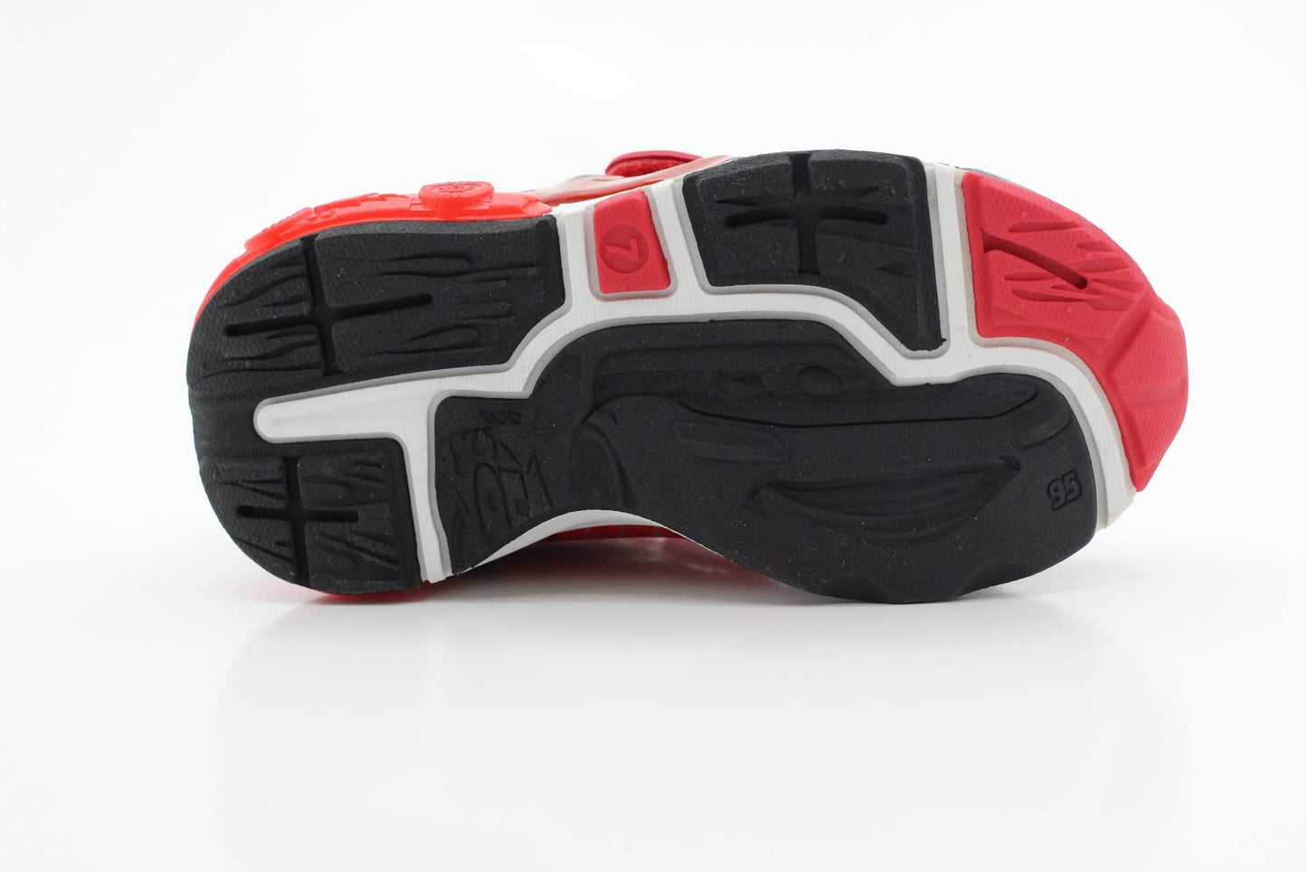 Disney Pixar Cars Boy's Lighted Athletic Sneaker, Black/Red (Toddler/Little Kid)