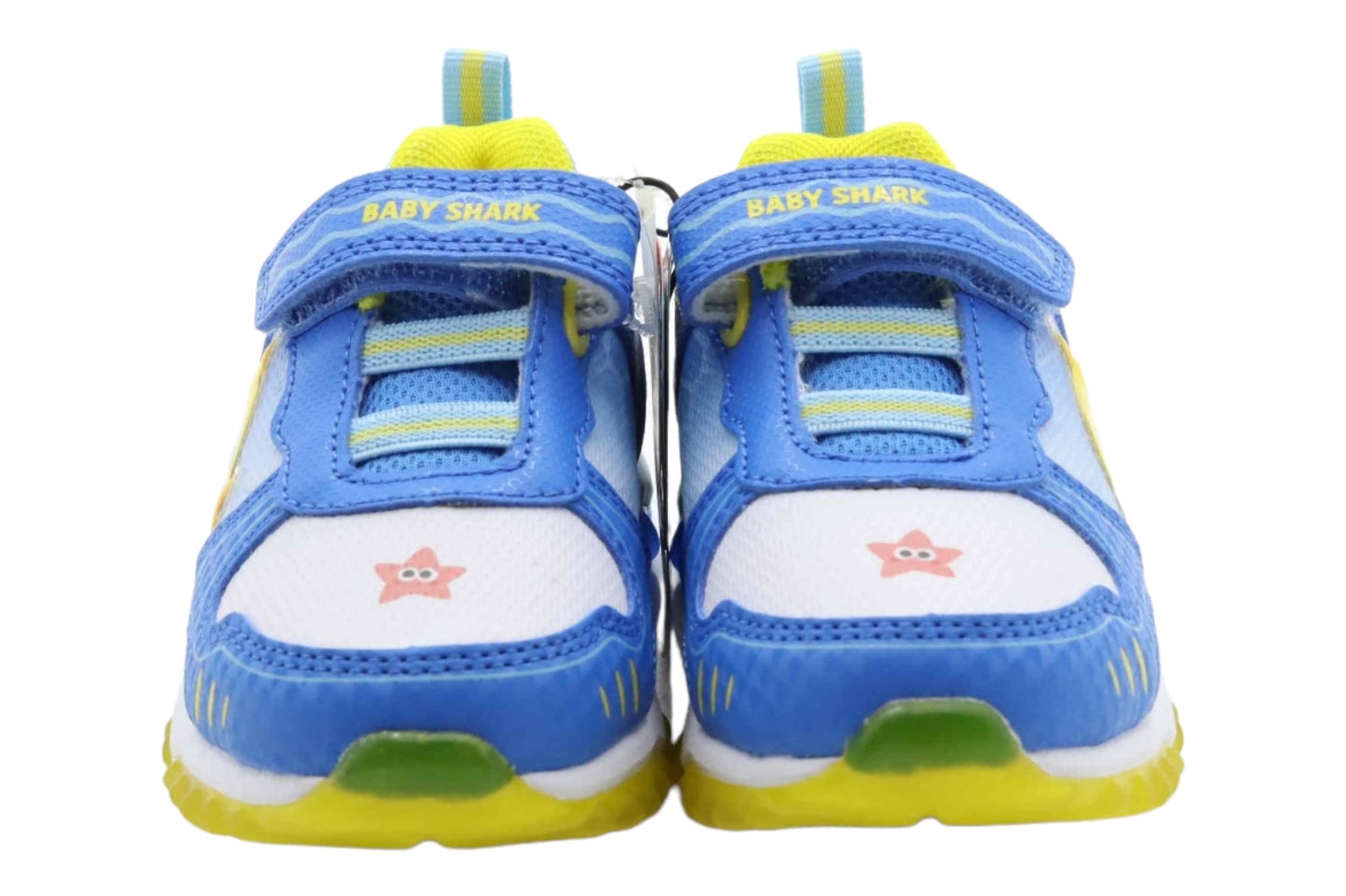 Nickelodeon Baby Shark Boy's Lighted Athletic Sneaker, Blue/Yellow (Toddler/Little Kid)