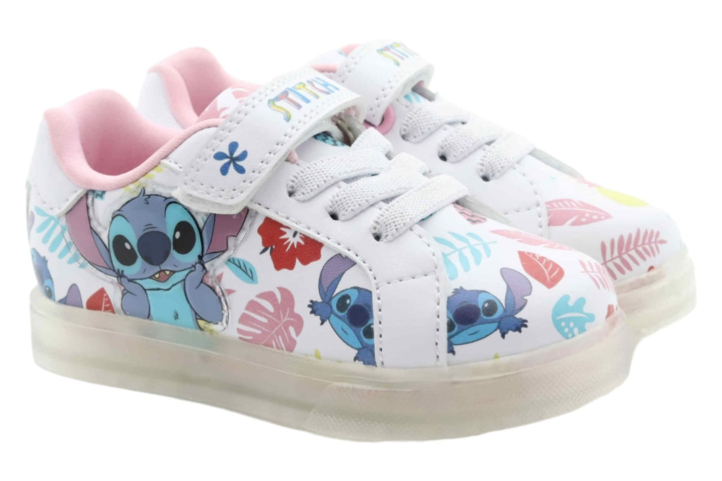 Disney Lilo and Stitch Girl's Lighted Athletic Sneaker (Toddler/Little Kid)