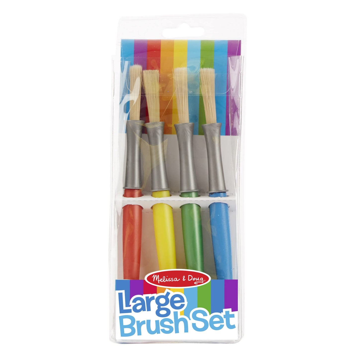 Melissa & Doug Large Paint Brush Set With 4 Kids' Paint Brushes