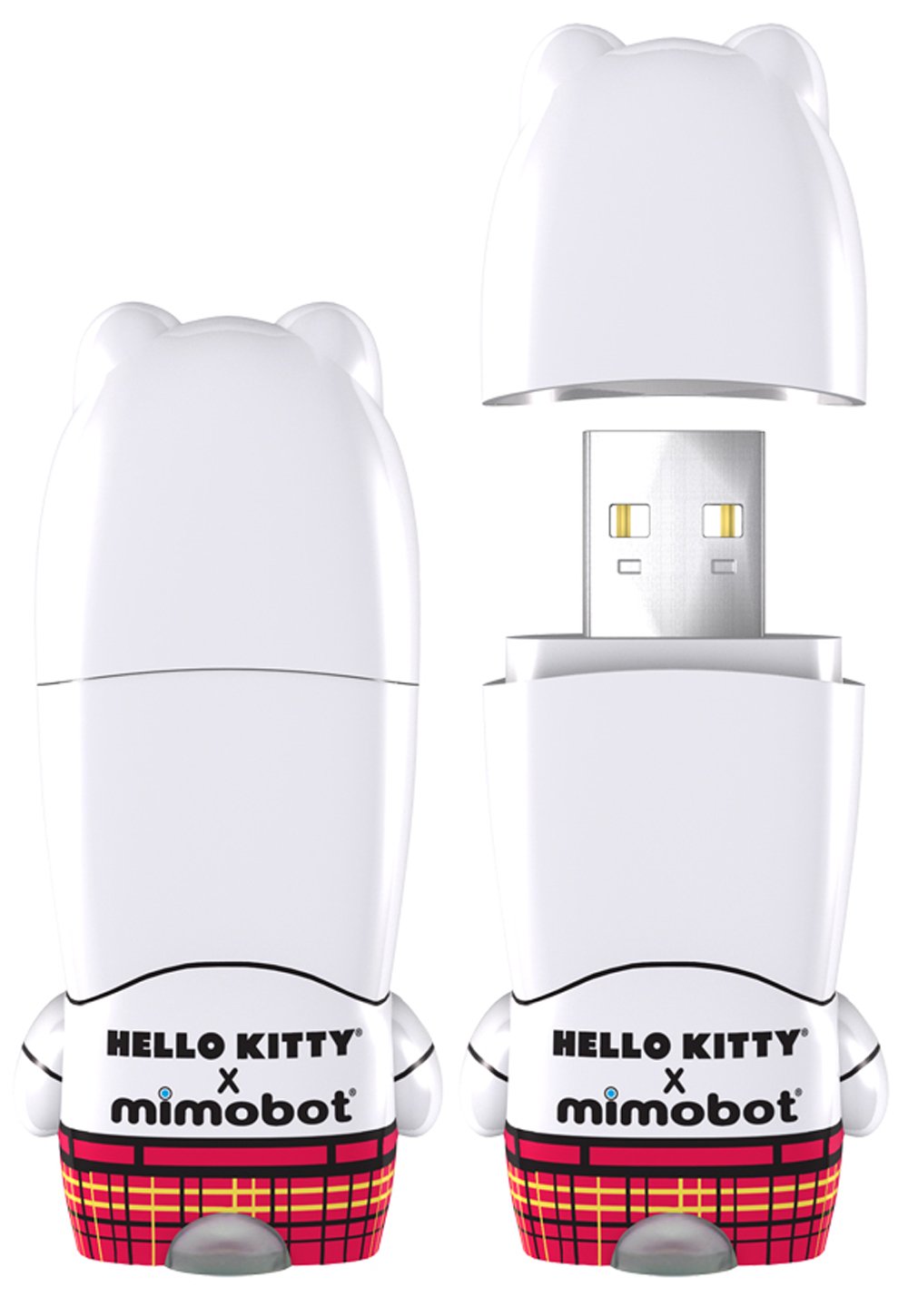 Mimobot X Hello Kitty "Nerd" USB Flash Drive Capacity: 2 GB