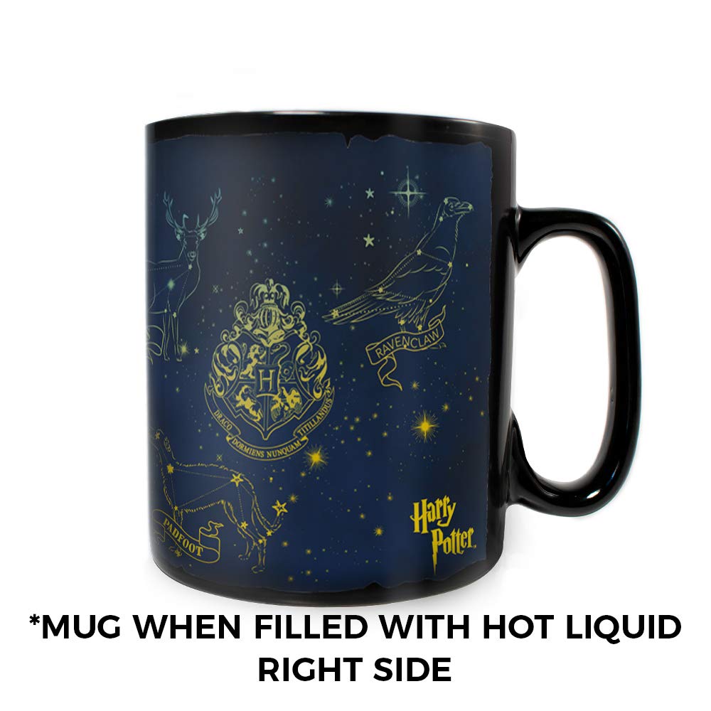 Harry Potter – Morphing Mugs Heat Sensitive Clue Mug – Full image revealed when HOT liquid is added - 16oz Large Drinkware