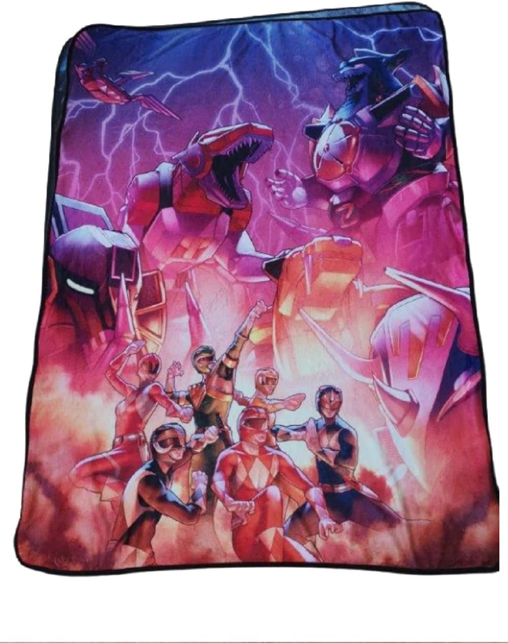 Classic Imports, Inc Power Rangers Dino Force Fleece Throw Blanket, Multicolor, One Size