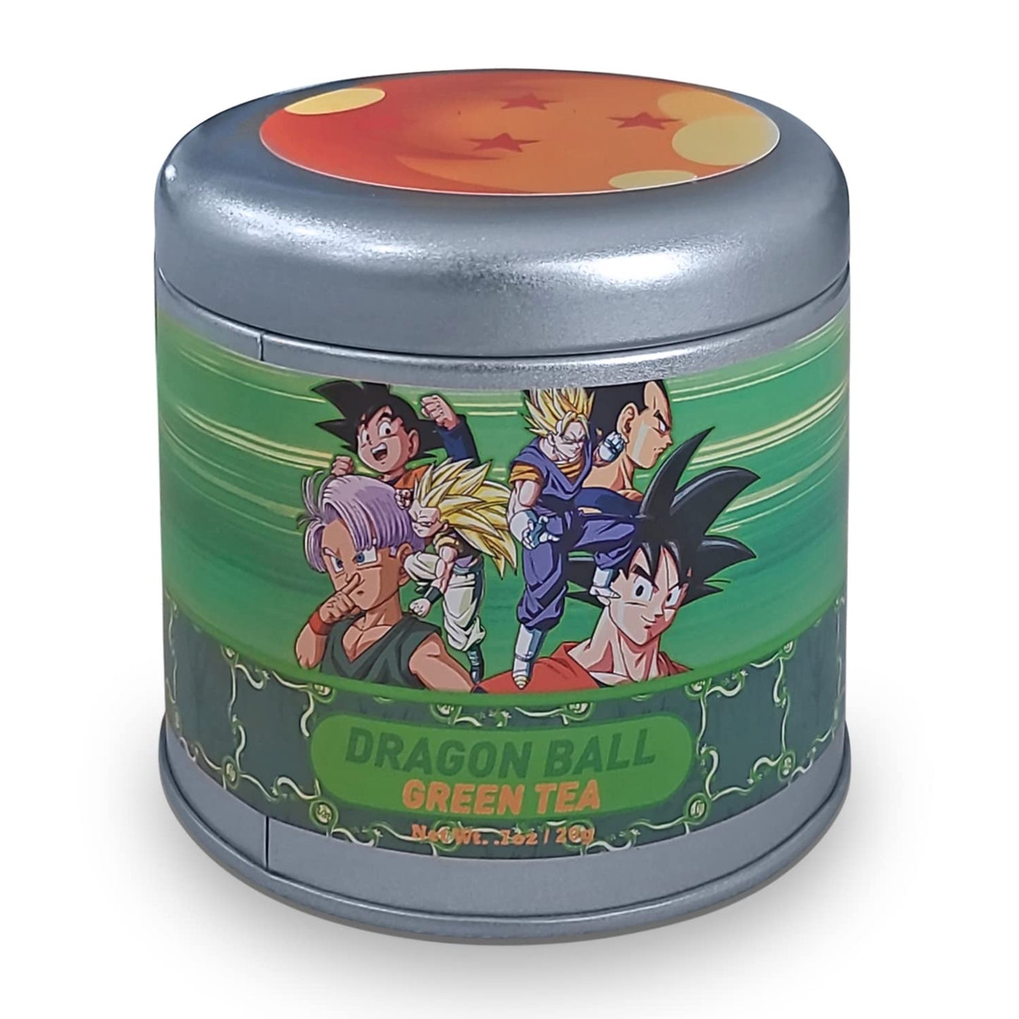 Dragonball Z Energy Green Tea Collectible Tin, 10 Total Tea Bags