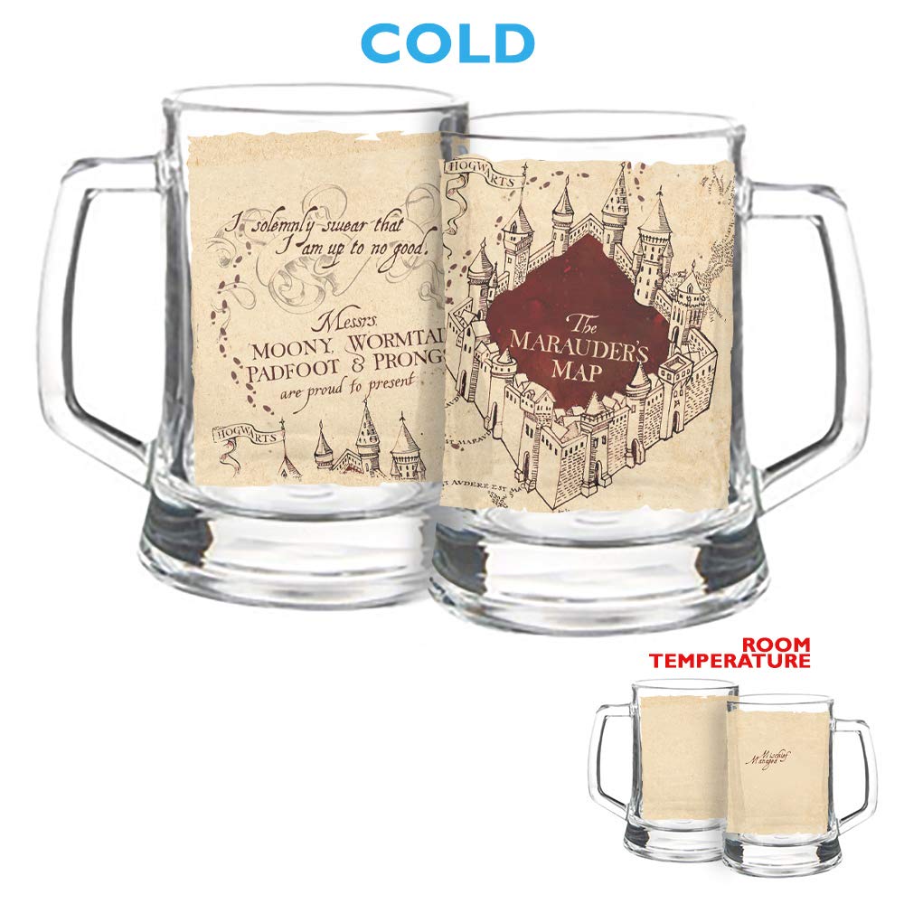 Harry Potter – Morphing Mugs Heat Sensitive Clue Mug – Full image revealed when HOT liquid is added - 16oz Large Drinkware