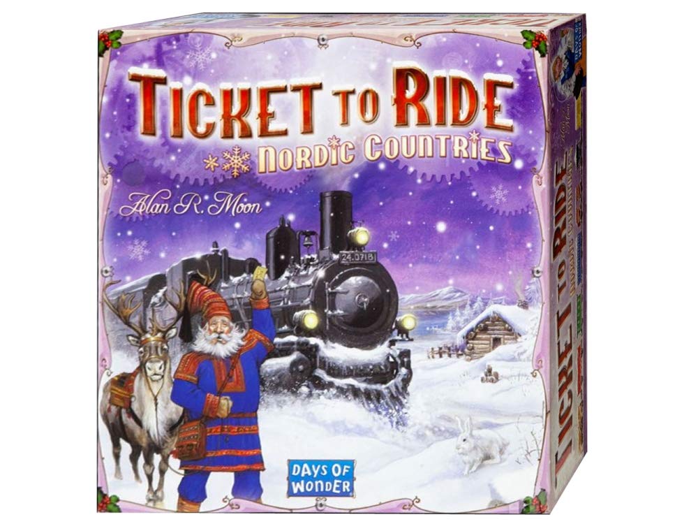 Ticket to Ride Nordic Countries Board Game | Family Board Game | Board Game for Adults and Family | Train Game | Ages 8+ | For 2 to 3 players | Average Playtime 30-60 minutes | Made by Days of Wonder