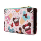 Loungefly x Disney Mickey and Minnie Mouse Sweet Treats Flap Wallet