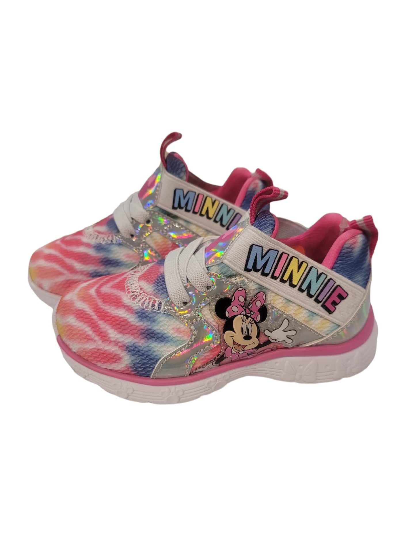 Disney Minnie Mouse Girl's Lighted Athletic Sneaker (Toddler/Little Kid)