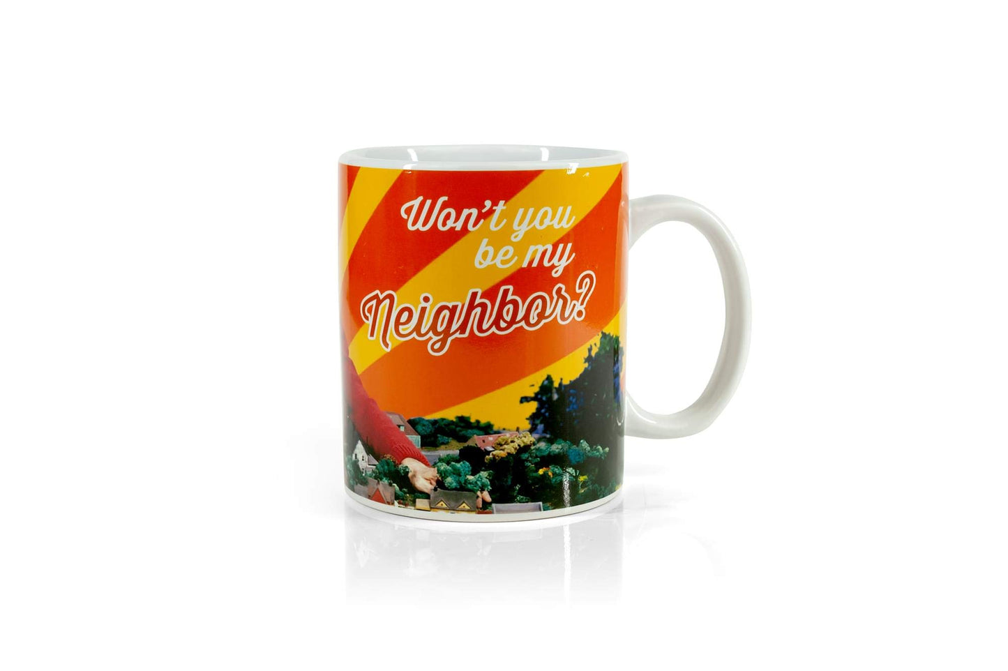 Mister Rogers Neighborhood Ceramic Coffee Mug | Won't You Be My Neighbor | Holds 15 Ounces