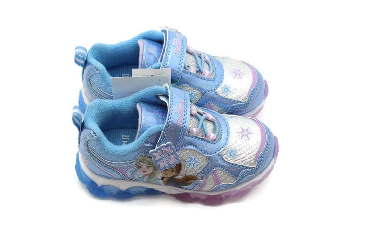 Disney Frozen 2 Girls Lighted Athletic Sneaker, Toddler, Size 9 Blue