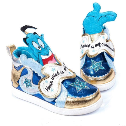 Irregular Choice Disney Aladdin Geniebopper Girls Hi Top Sneaker