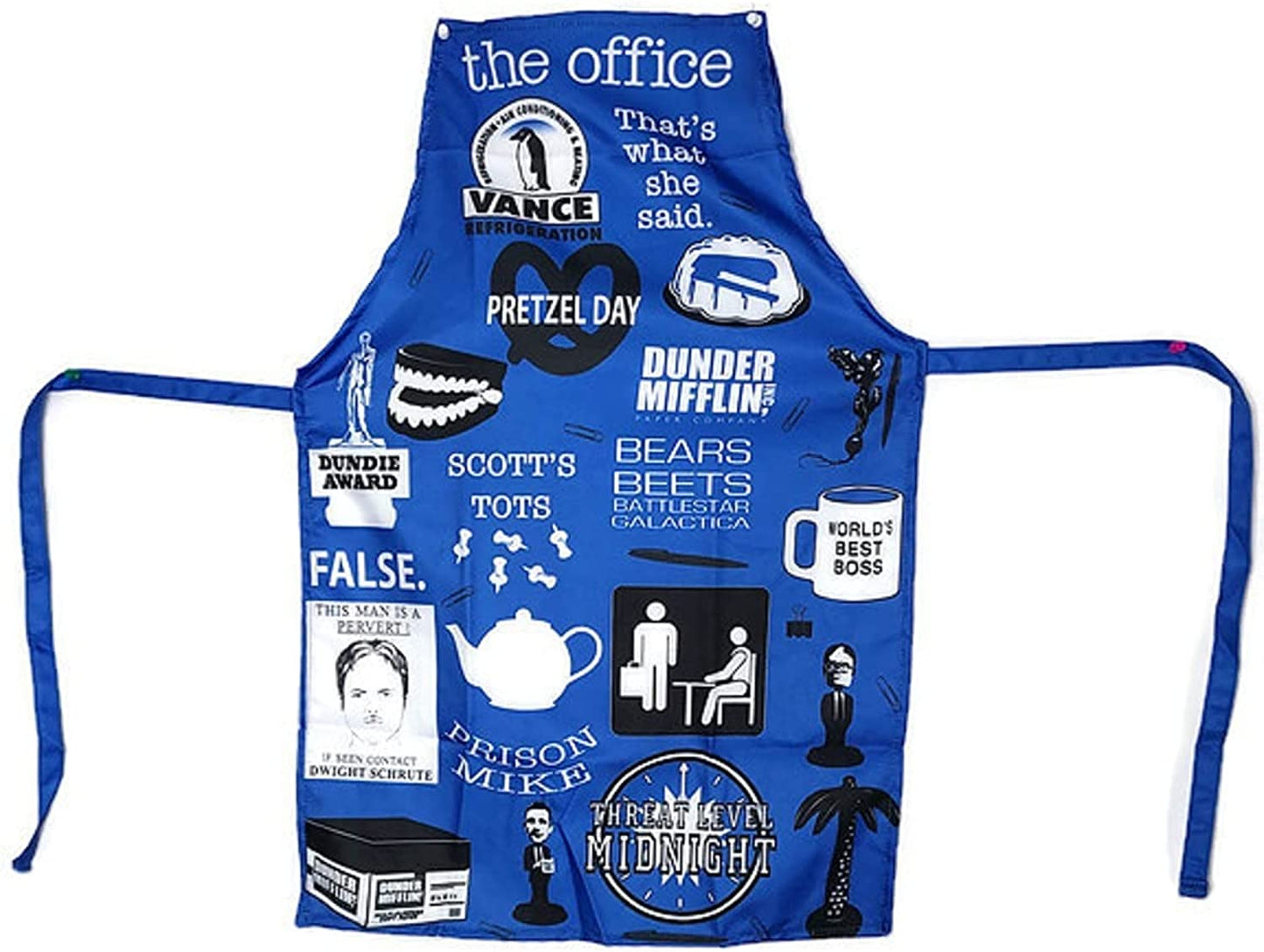 The Office Icon Apron, Blue, One Size