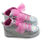 ACI JoJo Siwa Girls Hi-Top Athletic Sneaker, Silver/Pink (Toddler/Little Kid/Big Kid)