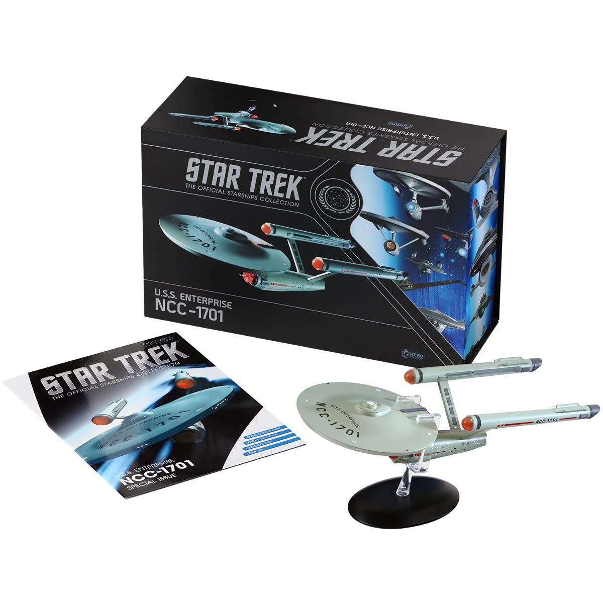 Eaglemoss Hero Collector U.S.S. Enterprise NCC-1701 Collector's XL Edition | Star Trek Official Starships Collection | Model Replica