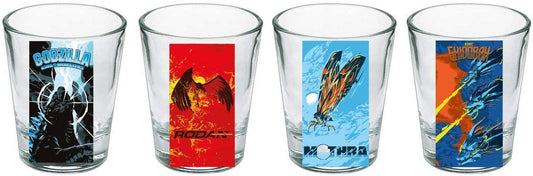 Godzilla King of the Monsters 4-Pack Shot Glass Set