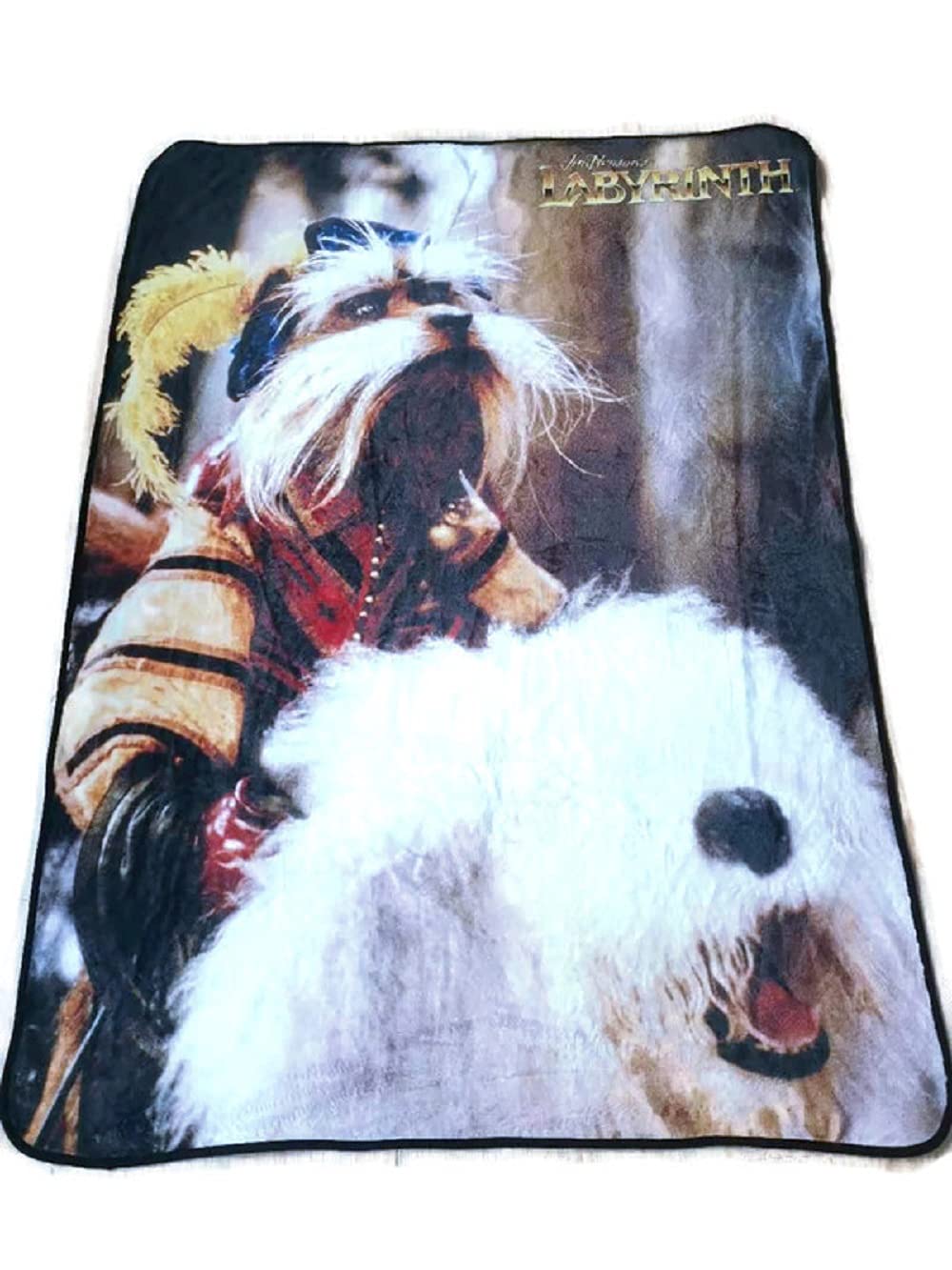 Jim Henson's Labyrinth Sir Didymus Fleece Fleece Softest Throw Blanket| Measures 60 x 45 Inches