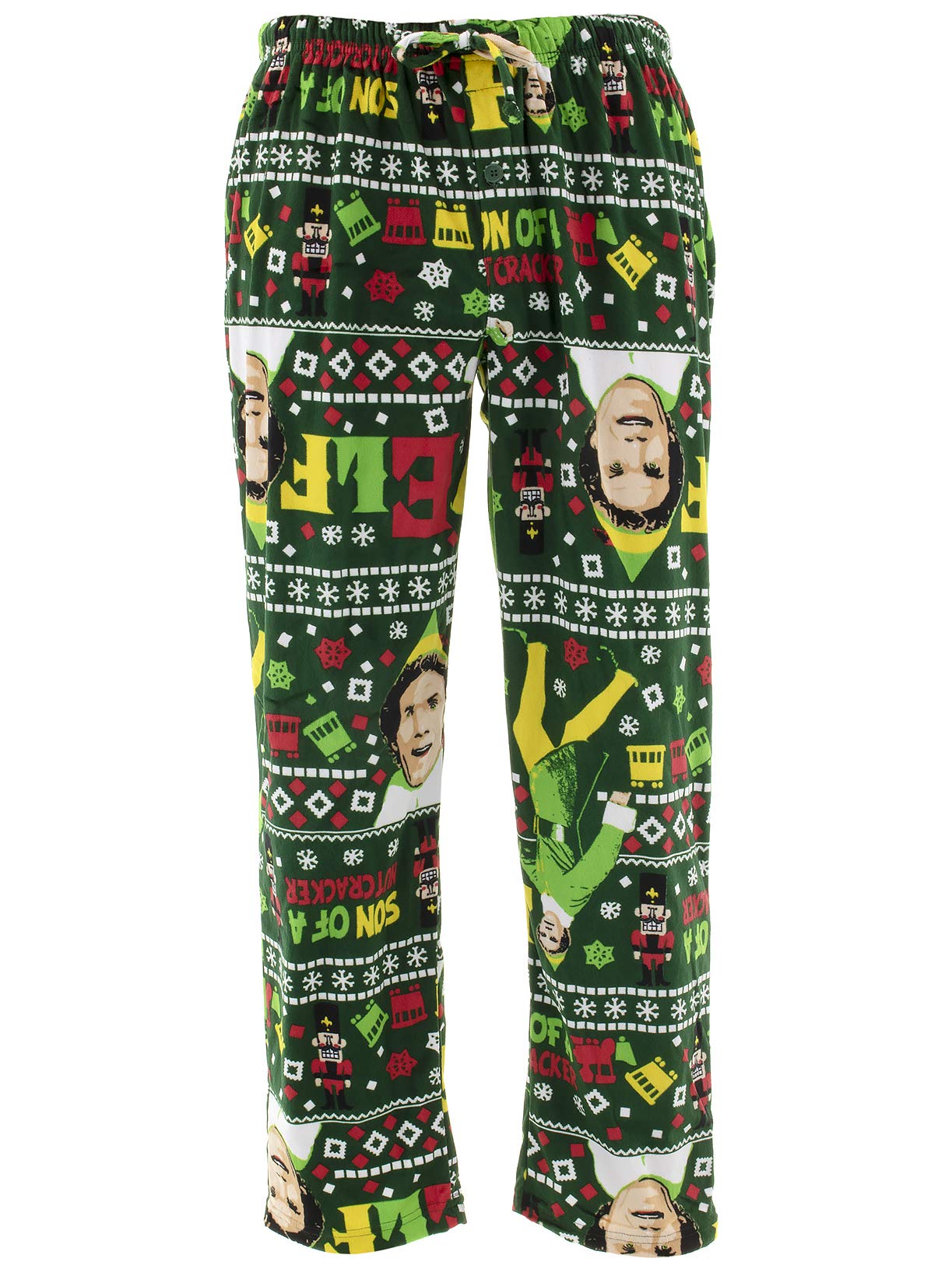 Warner Bros. Buddy The Elf Son of A Nutcracker Men's Lounge Pants, Grey, XL