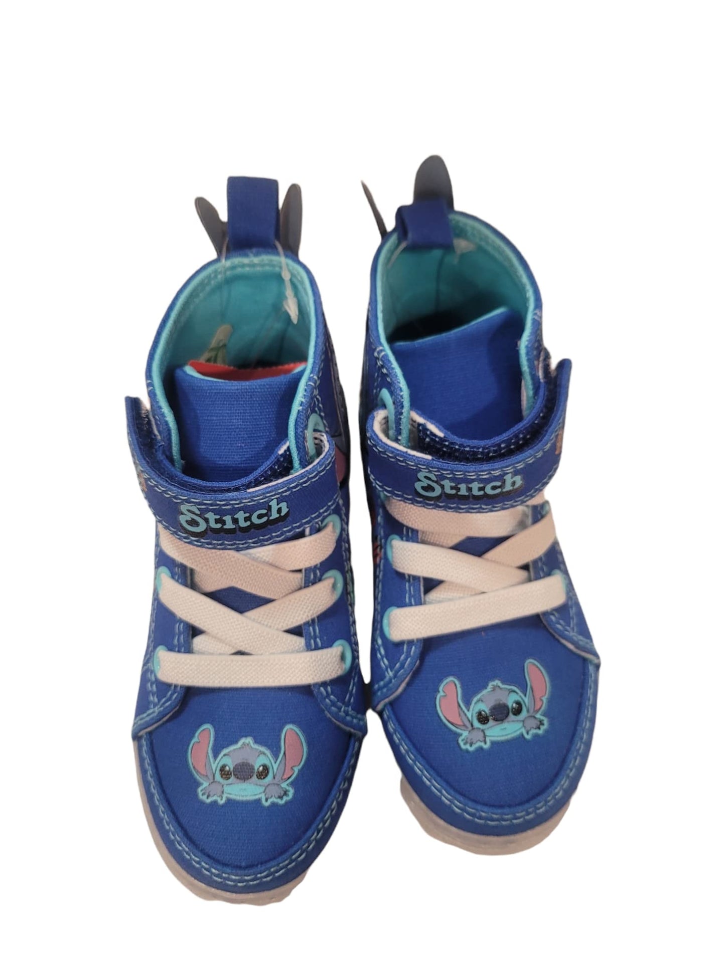 Disney Lilo and Stitch Hi Top Lighted Blue Sneaker (Toddler/Little Kid)