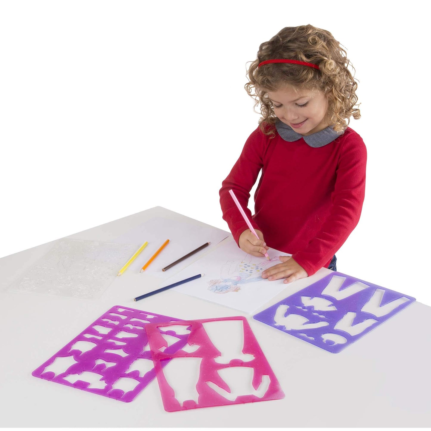 Melissa & Doug Fashion Fun Stencil Set