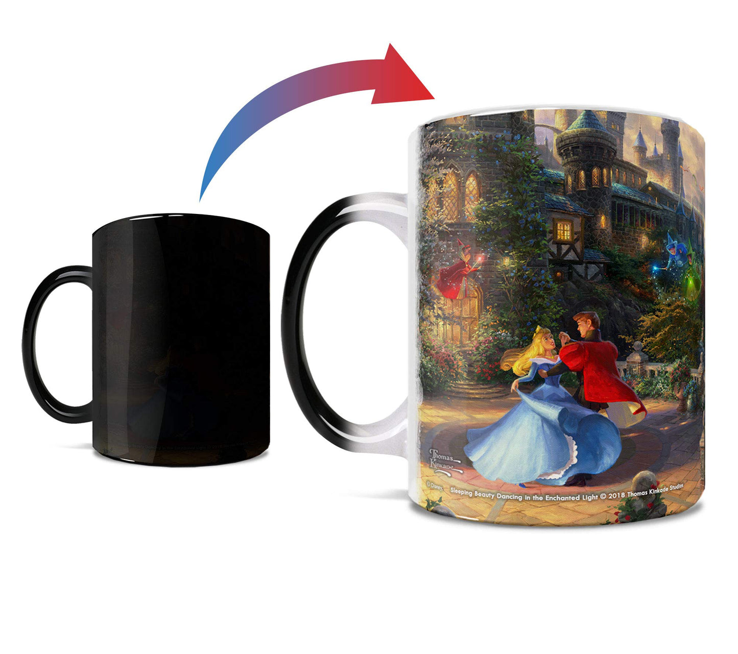 Disney - Sleeping Beauty - Morphing Mugs Heat Sensitive Mug – Image revealed when HOT liquid is added - 11oz Large Drinkware