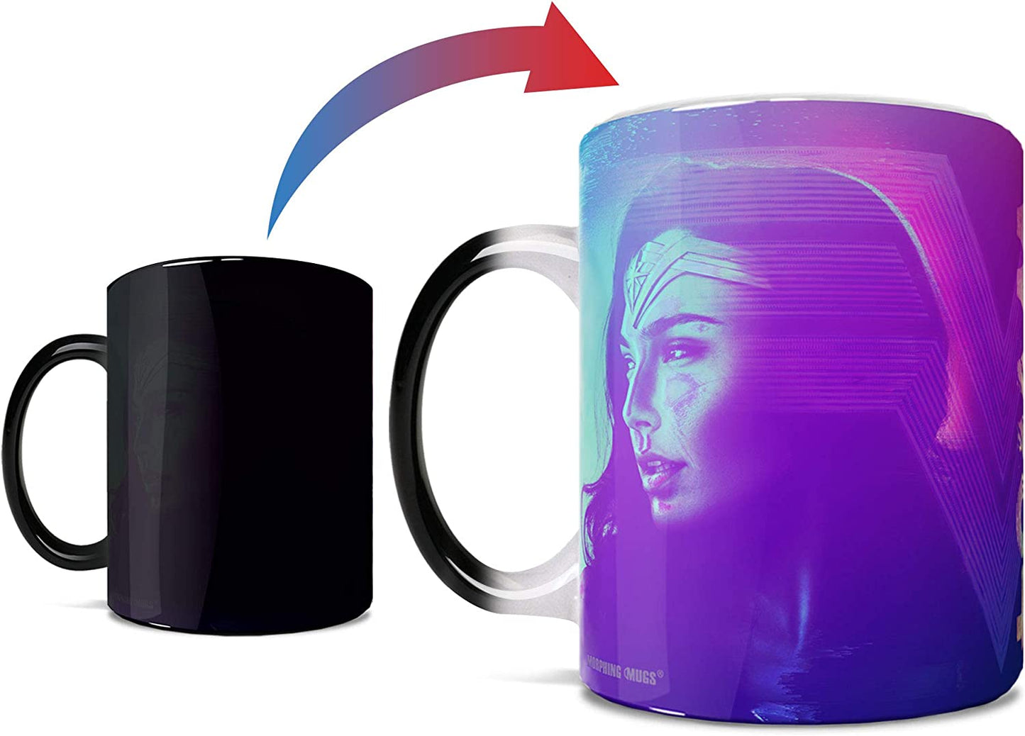 DC Comics – Wonder Woman 1984 – Wonder Woman Versus Cheetah – 11 oz Morphing Mugs Heat Sensitive Mug – Ceramic Color Changing Coffee Tea Mug