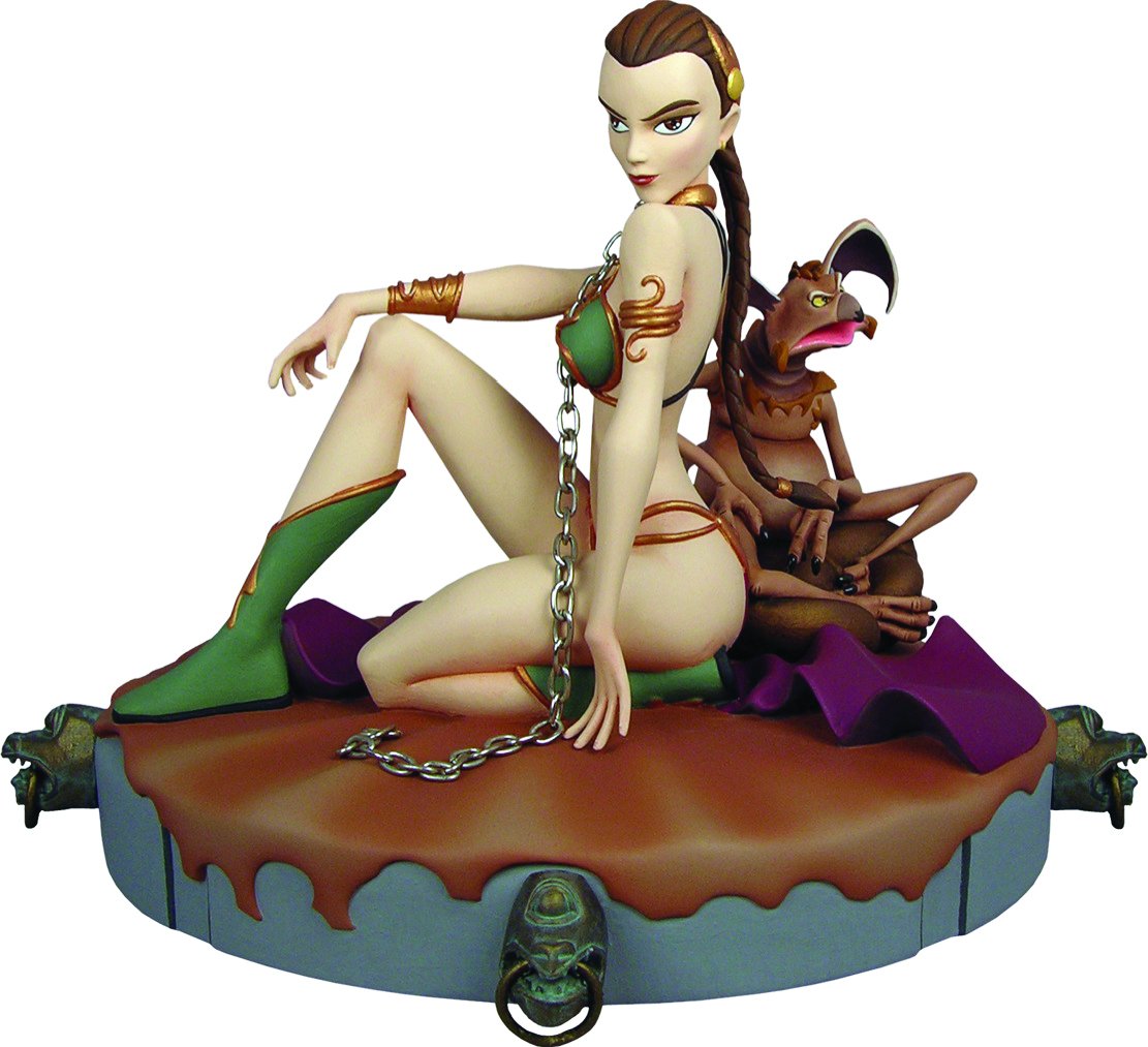 Gentle Giant Star Wars: Animated Slave Leia Maquette