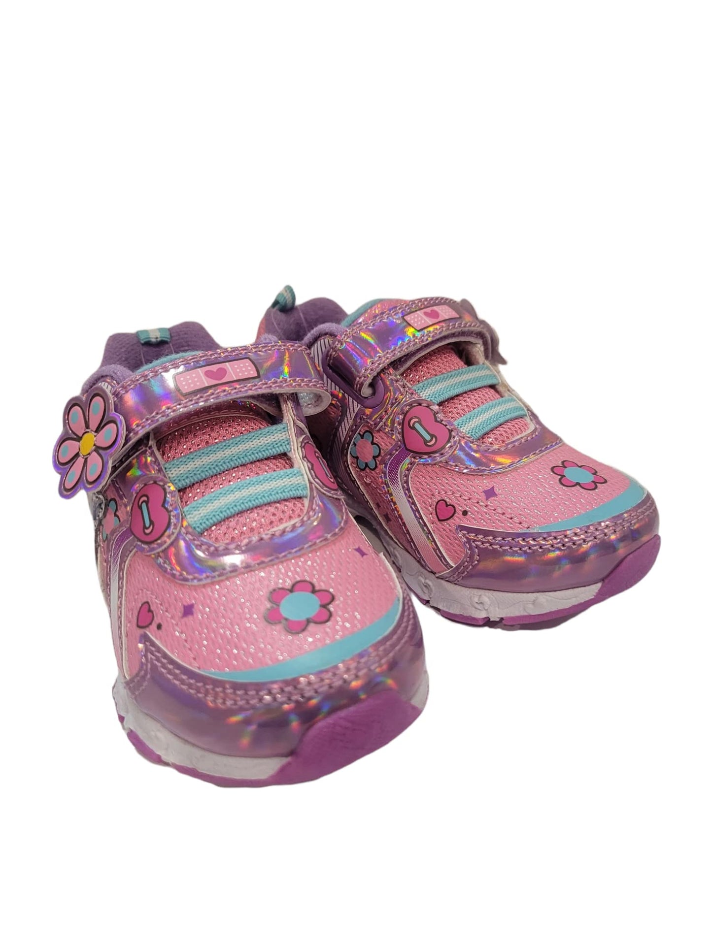 Disney Doc McStuffins Girl's Lighted Athletic Sneaker (Toddler/Little Kid)