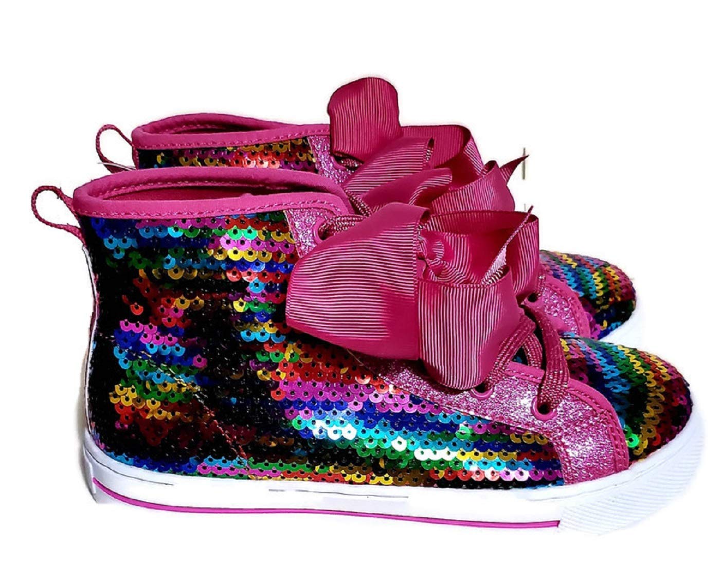 ACI JoJo Siwa Girls' Pink/Multi Hi-Top Sneakers