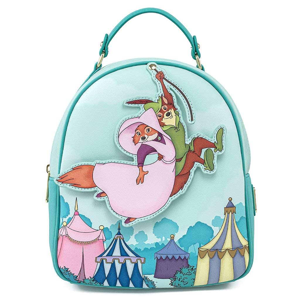Loungefly x Disney Robin Hood Robin Rescues Maid Marian Mini Backpack
