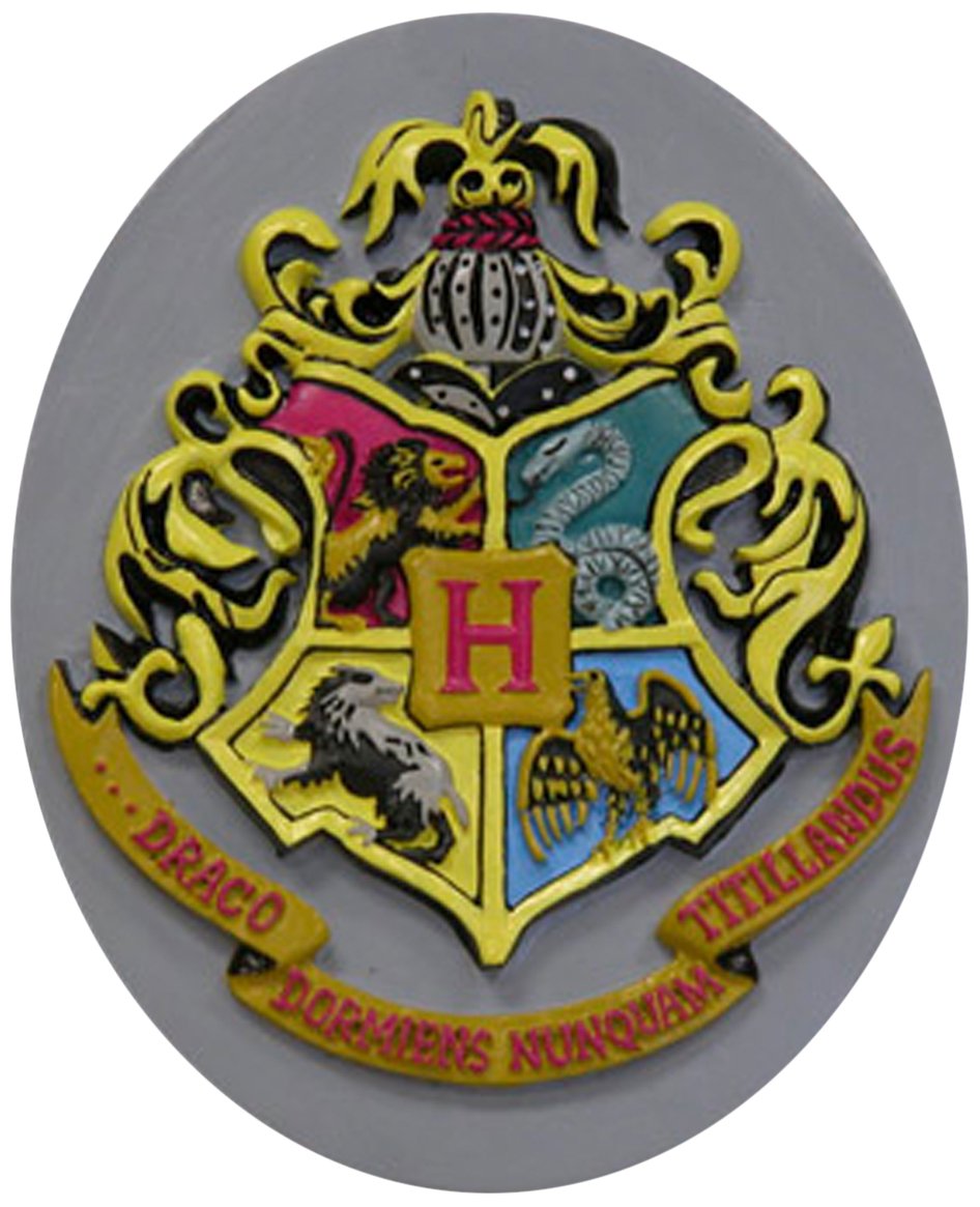 Harry Potter HBP Resin Magnet - Hogwarts Crest