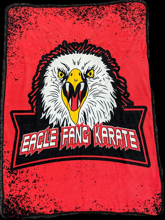 Cobra Kai Eagle Fang Softest Throw Blanket| Measures 60 x 45 Inches