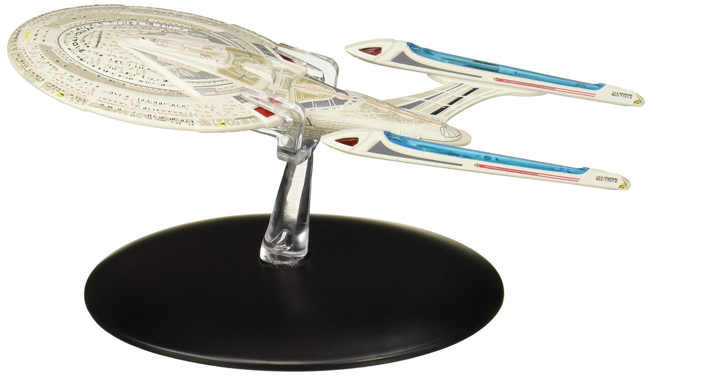 Eaglemoss Star Trek The Official Starships Collection #8: USS Enterprise E Ship Replica Toy, Multicolor