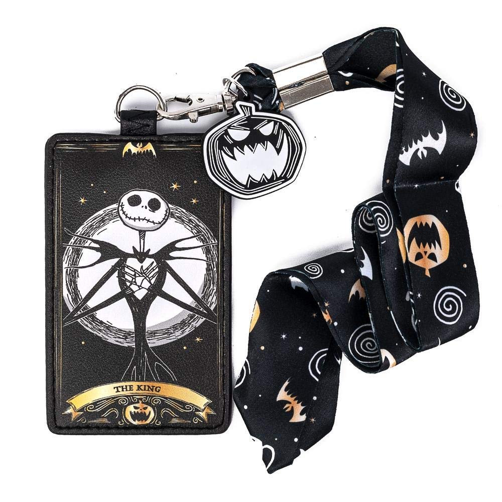 Loungefly Disney The Nightmare Before Christmas Tarot Card Lanyard with Cardholder