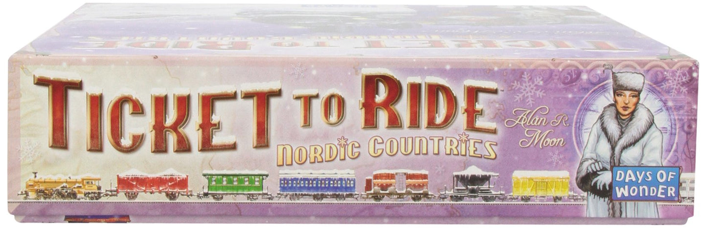 Ticket to Ride Nordic Countries Board Game | Family Board Game | Board Game for Adults and Family | Train Game | Ages 8+ | For 2 to 3 players | Average Playtime 30-60 minutes | Made by Days of Wonder