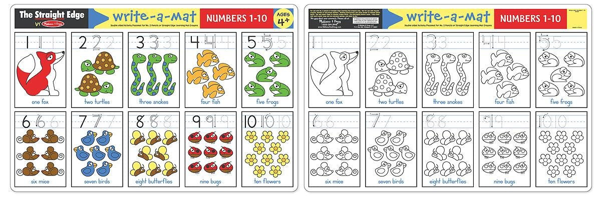 Telling Time Write-A-Mat (Pack of 6)