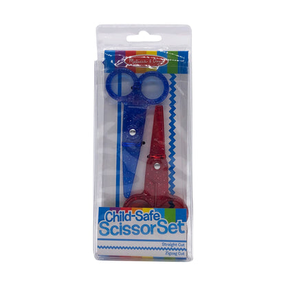 Melissa & Doug Child-Safe Scissors - Child-Friendly Scissors, Lefty and Righty, Set of 2