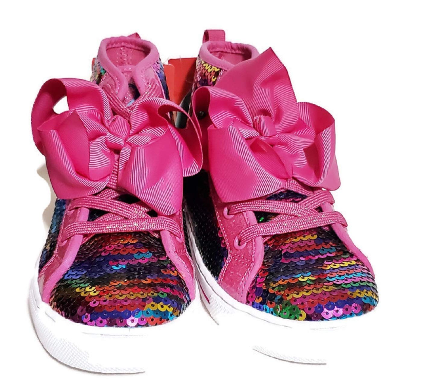 ACI JoJo Siwa Girls' Pink/Multi Hi-Top Sneakers