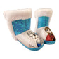 Disney Frozen Anna & Elsa Blue Girl's Lighted Slipper Boots (Toddler)