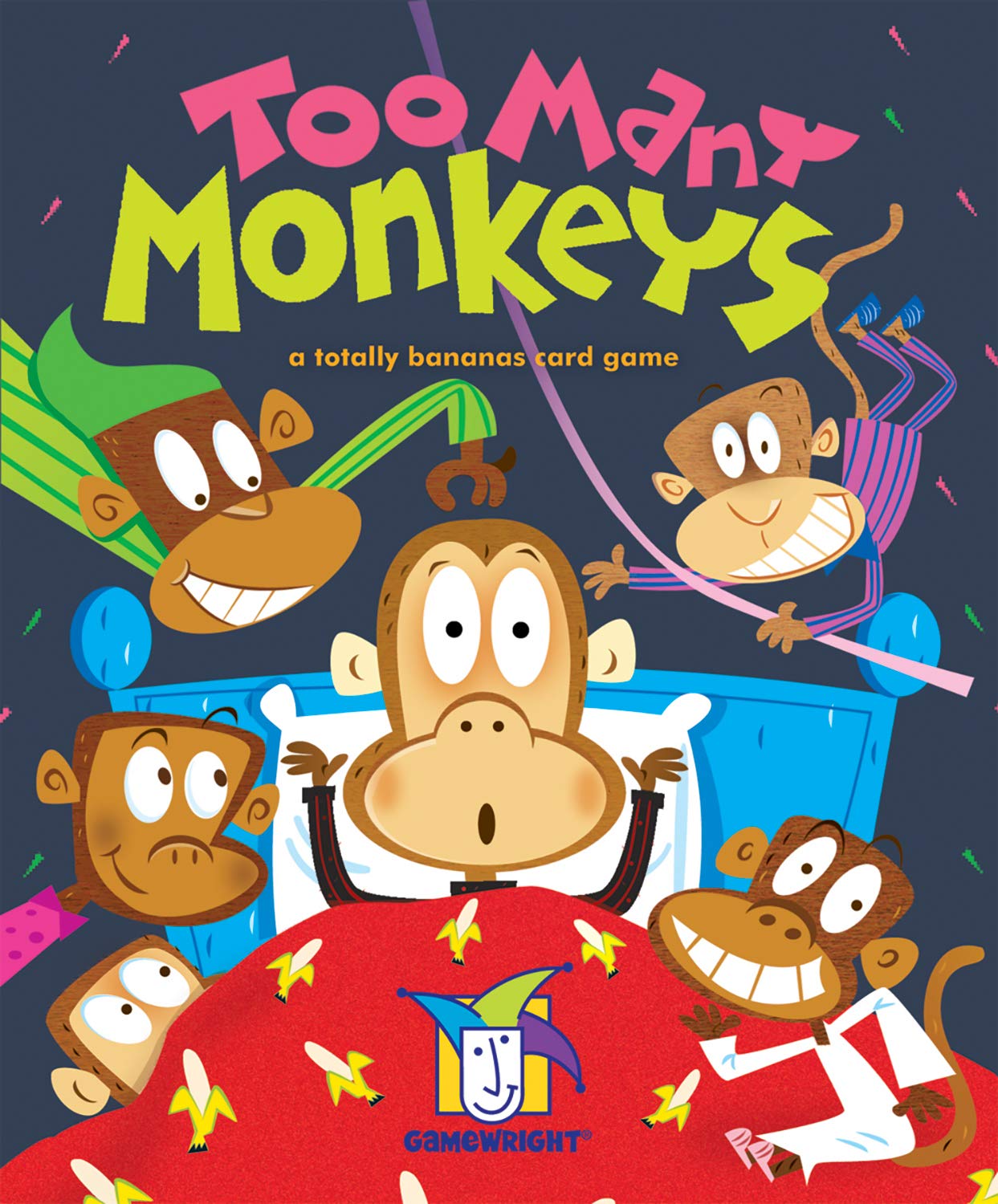Gamewright Too Many Monkeys Multi-colored, 5"